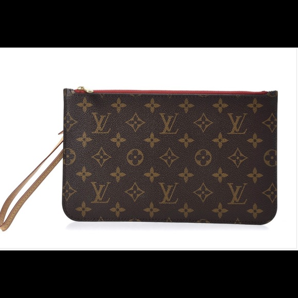 Louis Vuitton Neverfull MM Monogram Cherry Pouch